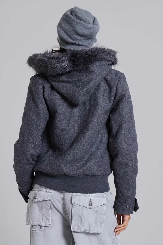 Chaqueta con capucha «Marl Military»