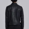 Chaqueta militar de cuero