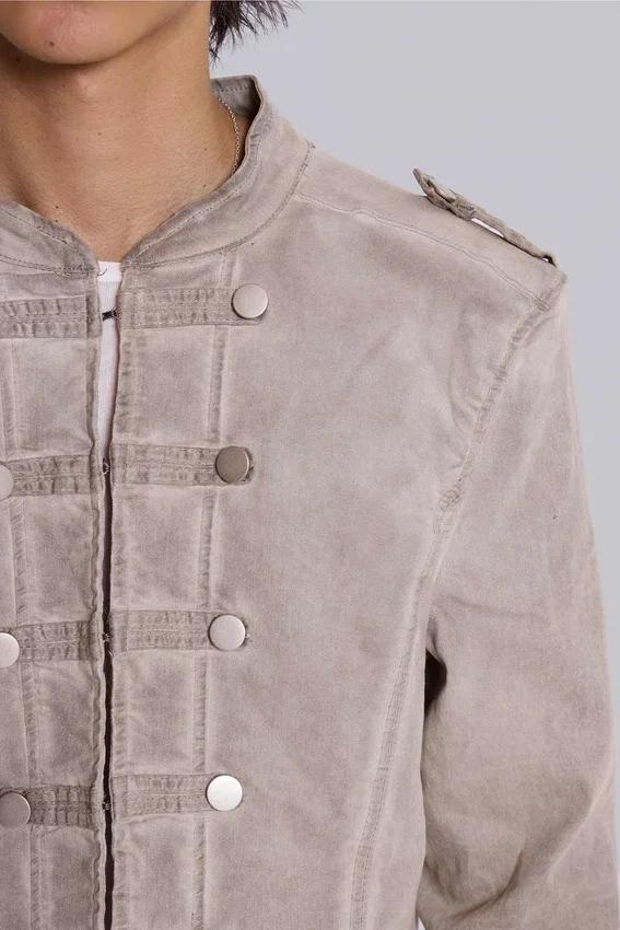 Chaqueta militar «Rebel» en color arcilla
