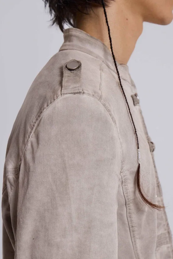 Chaqueta militar «Rebel» en color arcilla