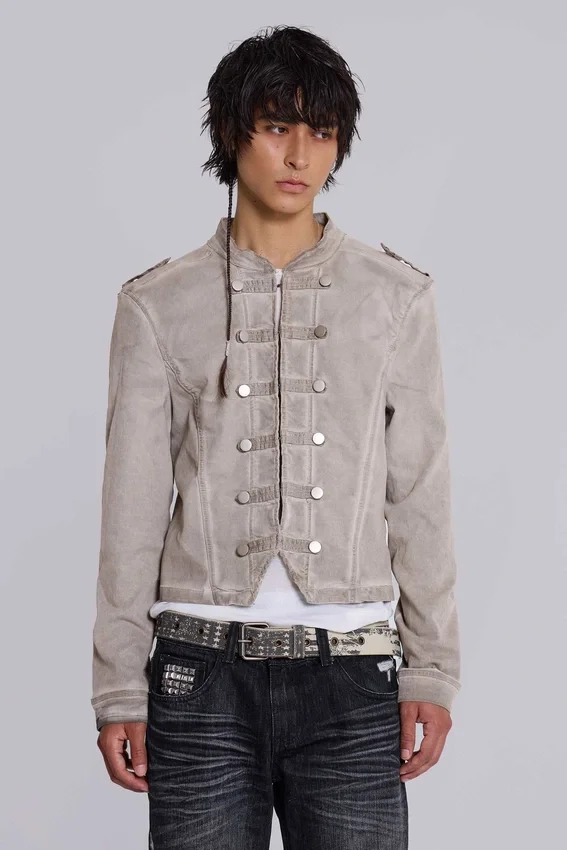 Chaqueta militar «Rebel» en color arcilla