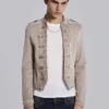Chaqueta militar «Rebel» en color arcilla