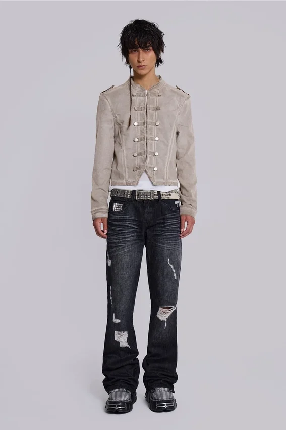 Chaqueta militar «Rebel» en color arcilla