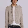 Chaqueta militar «Rebel» en color arcilla