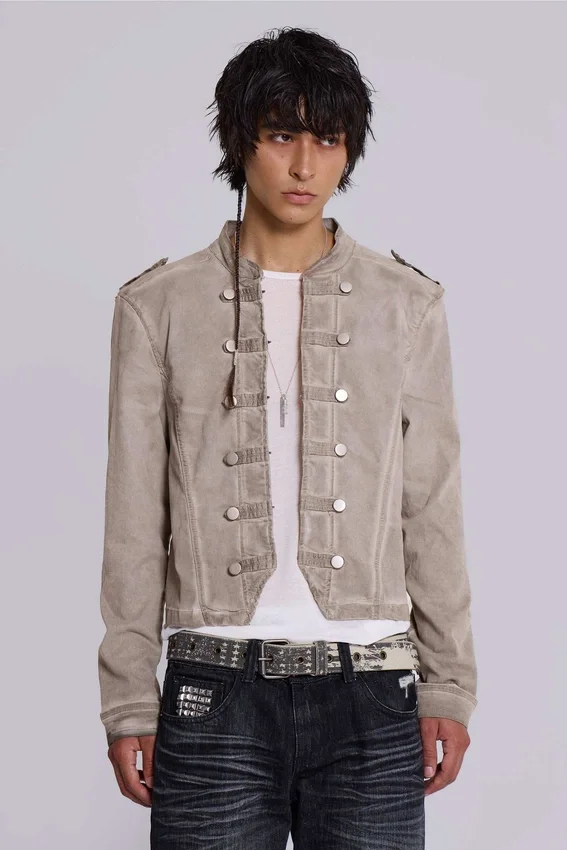 Chaqueta militar «Rebel» en color arcilla