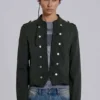 Chaqueta militar «Rebel» en color caqui