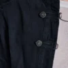 Chaqueta militar «Rebel» en negro lavado