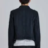 Chaqueta militar «Rebel» en negro lavado