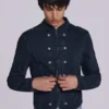 Chaqueta militar «Rebel» en negro lavado