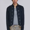 Chaqueta militar «Rebel» en negro lavado