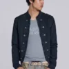 Chaqueta militar «Rebel» en negro lavado