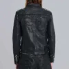 Chaqueta motera estilo militar de Rock Revival