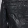 Chaqueta motera estilo militar de Rock Revival