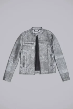 Chaqueta «Piston» con recubrimiento plateado