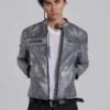 Chaqueta «Piston» con recubrimiento plateado