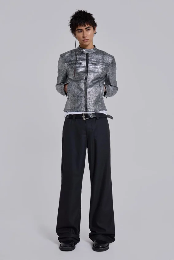 Chaqueta «Piston» con recubrimiento plateado