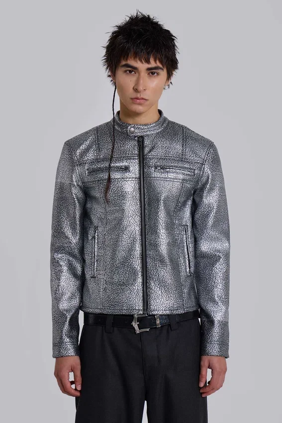 Chaqueta «Piston» con recubrimiento plateado