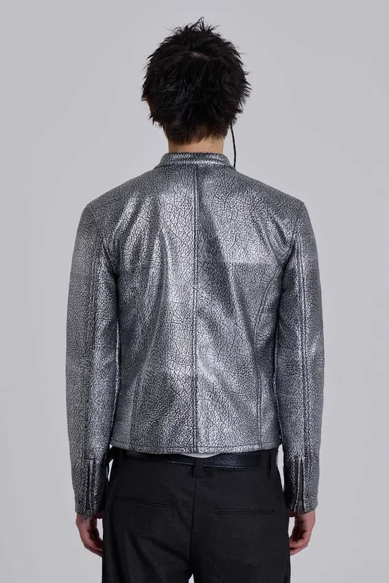 Chaqueta «Piston» con recubrimiento plateado