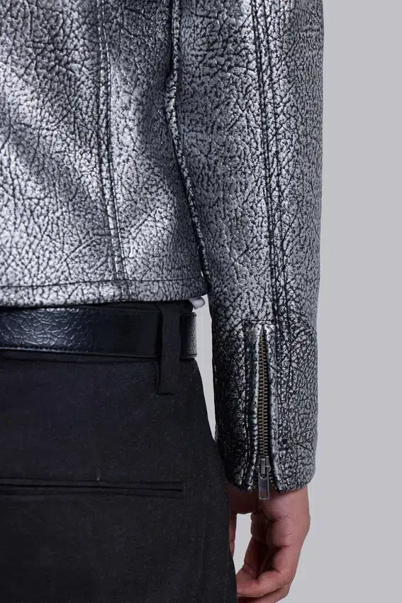 Chaqueta «Piston» con recubrimiento plateado