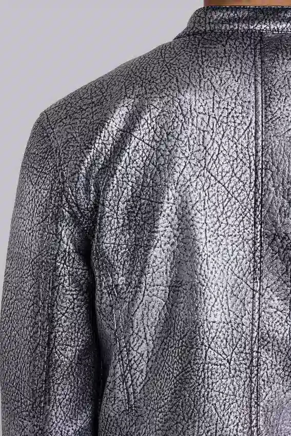 Chaqueta «Piston» con recubrimiento plateado