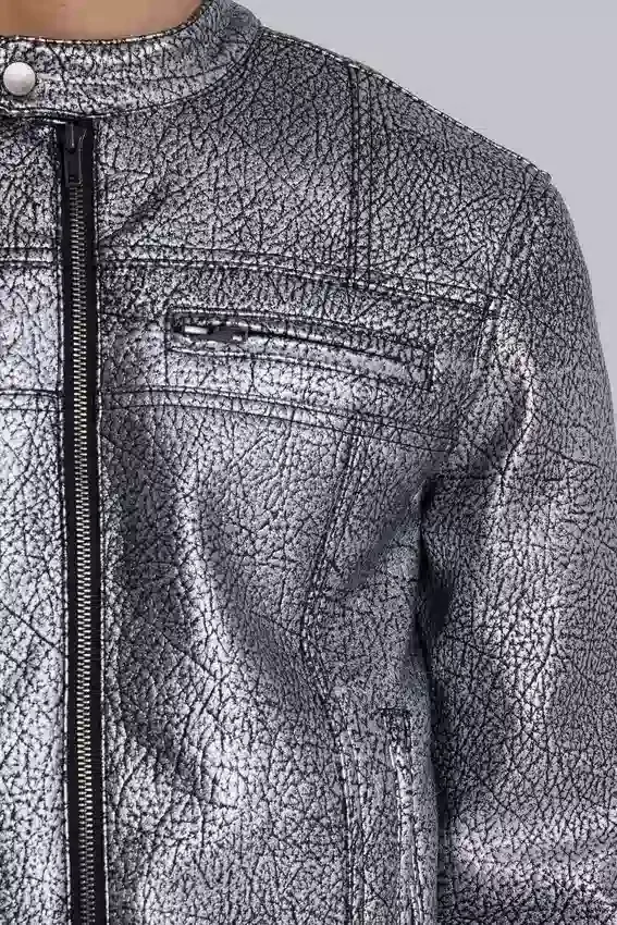 Chaqueta «Piston» con recubrimiento plateado