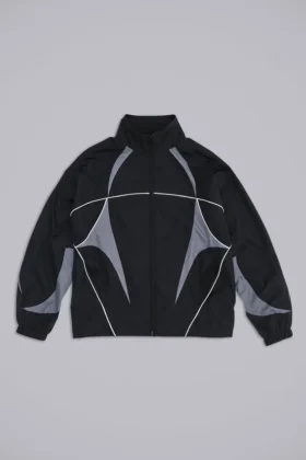 Chaqueta Vapor negra con paneles
