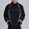 Chaqueta Vapor negra con paneles