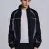 Chaqueta Vapor negra con paneles