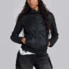 Chaqueta vaquera con capucha encerada Bedrock