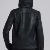 Chaqueta vaquera con capucha encerada Bedrock