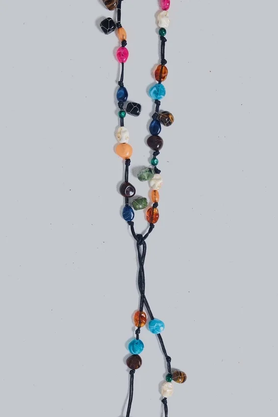Cinturón de cuerda con abalorios Galena