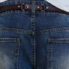 Cinturón de cuero marrón Saddle Skinny