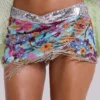 Falda «Flora» con adornos y múltiples formas de llevar