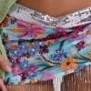 Falda «Flora» con adornos y múltiples formas de llevar
