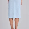 Falda midi Alysa de Airtex en turquesa
