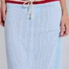 Falda midi Alysa de Airtex en turquesa