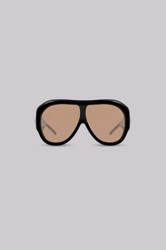 Gafas de sol Noctra XL con tachuelas en color ámbar