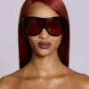 Gafas de sol Noctra XL Stud en color ciruela