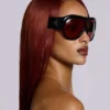 Gafas de sol Noctra XL Stud en color ciruela