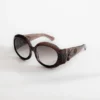 Gafas de sol redondas oversize Majorette en marrón