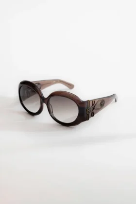 Gafas de sol redondas oversize Majorette en marrón