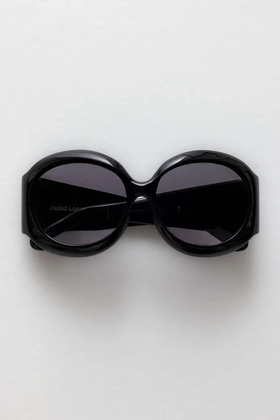 Gafas de sol redondas oversize Majorette en negro