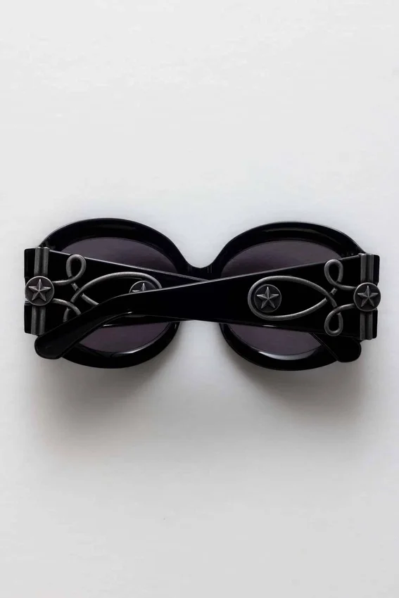 Gafas de sol redondas oversize Majorette en negro