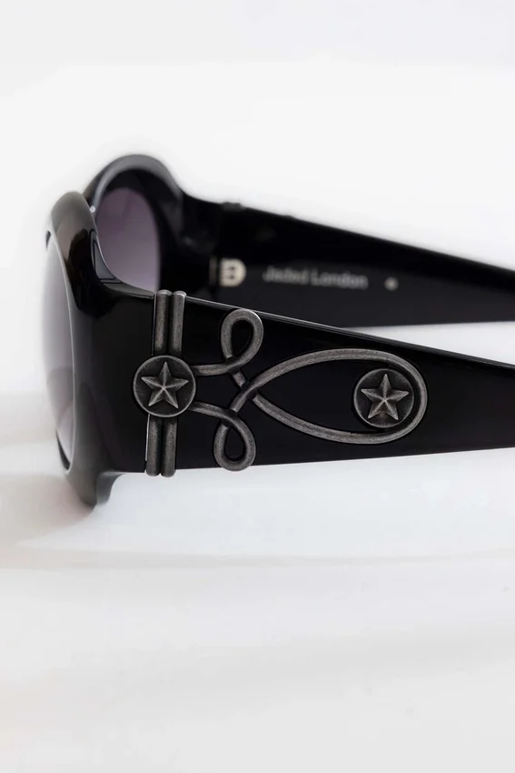 Gafas de sol redondas oversize Majorette en negro