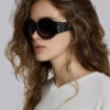 Gafas de sol redondas oversize Majorette en negro