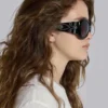 Gafas de sol redondas oversize Majorette en negro