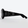 Gafas de sol redondas oversize Majorette en negro