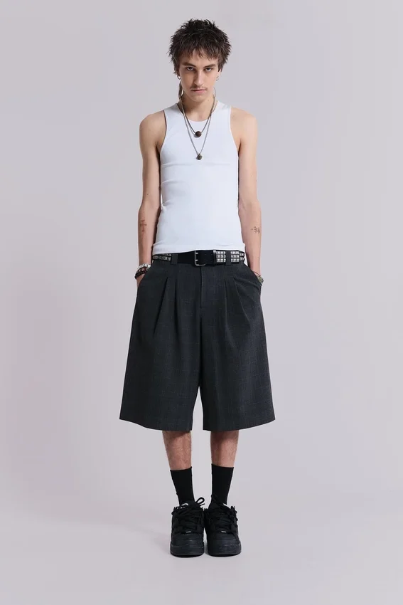 Goliath Shorts a cuadros oscuros