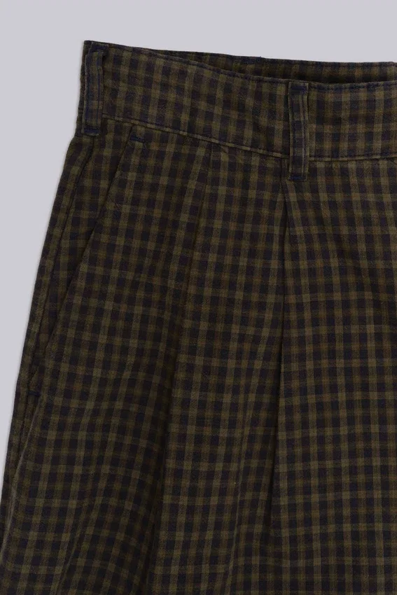 Goliath Shorts XL a cuadros marrones