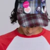Gorra Badge Mixed Check